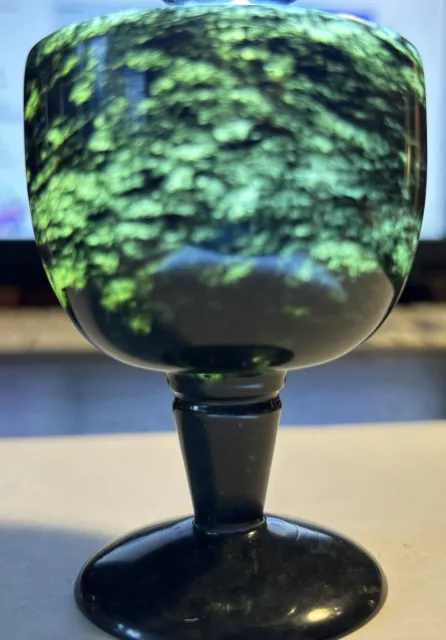 Vintage Chinese Quilian Jade Cup/Goblet