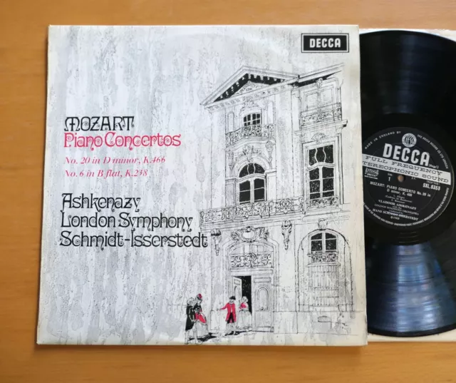 SXL 6353 Mozart Piano Concertos 6 20 Ashkenazy Schmidt-Isserstedt Decca WBg 1st