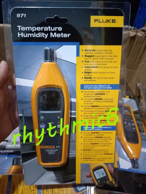 Brand New FLUKE F971 Temperature Humidity Meter Fast FedEx or DHL