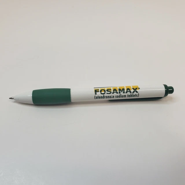 Pharmaceutical Drug Rep FOSAMAX Pen Advertising Collectible "Doesn't Write"