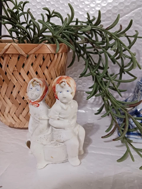 Vtg Hand Painted Ceramic Pottery