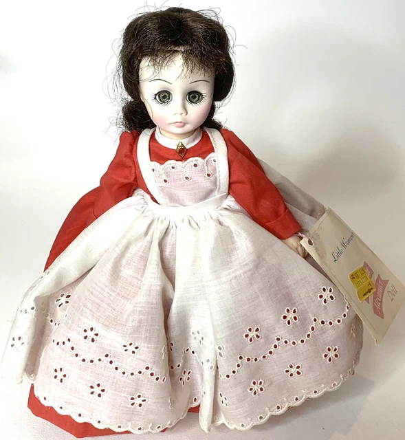 Vintage Madame Alexander Jo Doll 12" Little Women Red Dress