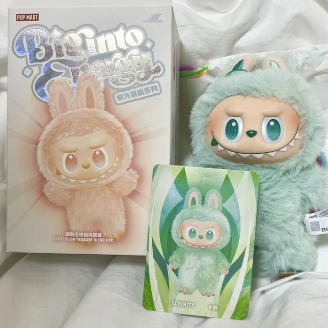 POP MART LABUBU Big Into Energy Serenity Plush Toy with Card & Bag New ...