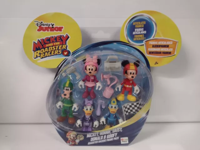 Disney Junior Mickey and the Roadster Racers Mickey Minnie Daisy Donald Goofy