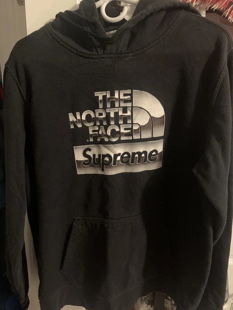SUPREME THE NORTH Face Metallic Logo T Shirt Black - PicClick
