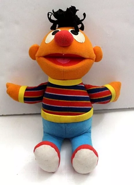 Sesame Street 2002 Ernie Plush Mattel Fisher Price B8511 B8508 Stuffed Toy 10”