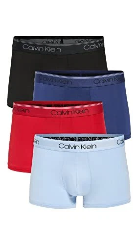 Calvin Klein Men s Micro Stretch Low Rise Trunk (Large  Multicolor)