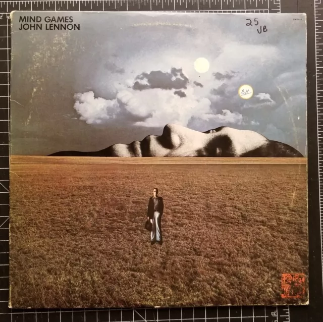 JOHN LENNON Mind Games LP 1973 1ST PRESS Vinyl SOLO Apple Records SW3414 Beatles