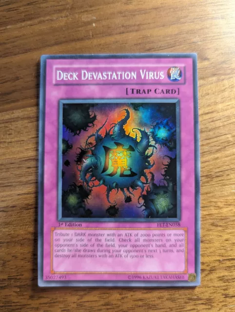 Yu-Gi-Oh! Deck Devastation Virus FET-EN058 1st Edition Super Rare  NM/M