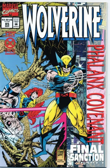Marvel Wolverine 85 Rare VF Very Fine 8.0 Comic Key Issue Hot 1994 Phalanx Foil