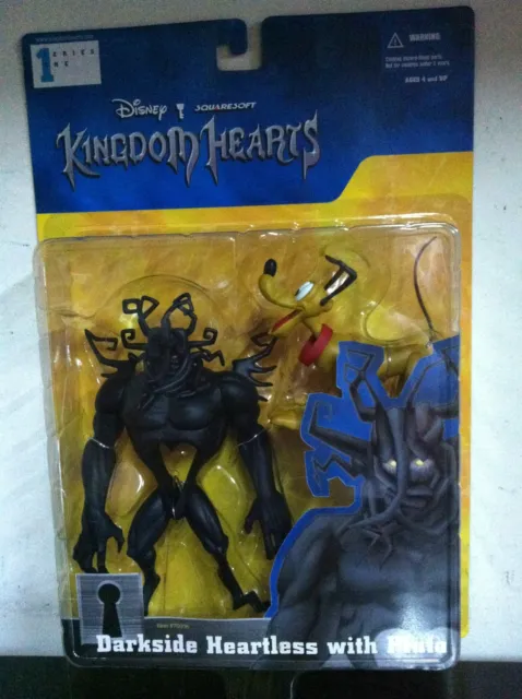 Mirage Disney Kingdom Hearts DARKSIDE HEARTLESS & PLUTO Action Figure MOC, 2002
