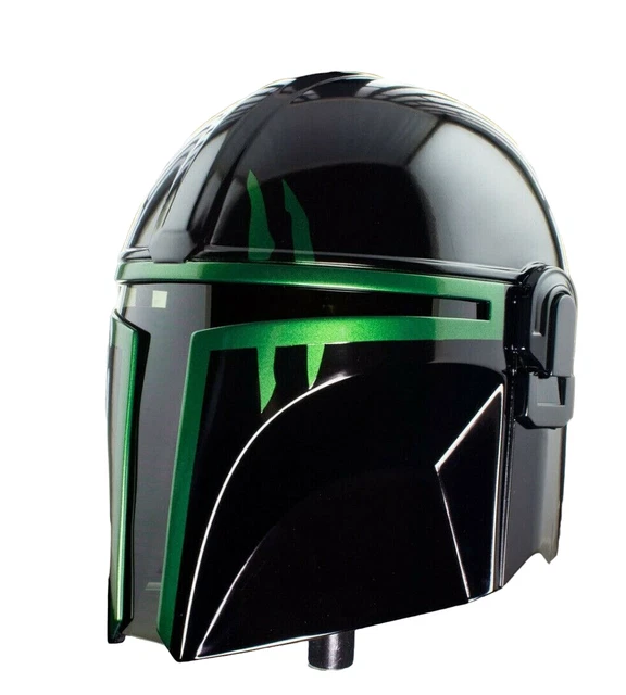 MANDALORIAN BLACK WEARABLE Helmet Star Wars Series Collectible Armor