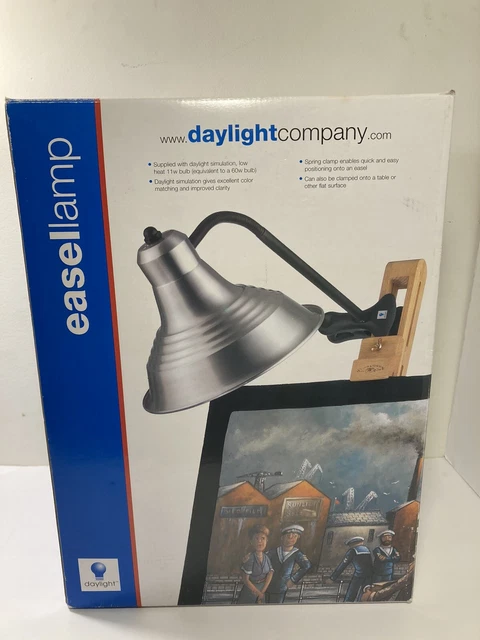 Daylight Company Easel Lamp 11W Bulb Spring Clamp New