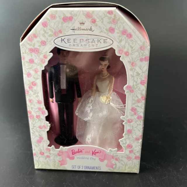 Vintage Hallmark Keepsake Ken & Barbie Wedding Day Christmas Ornament 1997 New