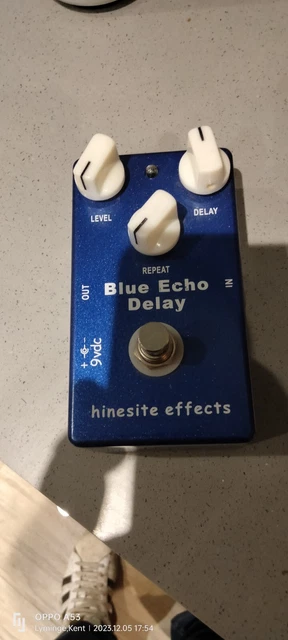 Guitar Pedal Blue Echo Delay