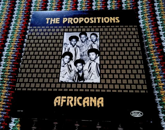 The Propositions - Africana Lp Lhlp 002 Luv N' Haight 1992 Near Mint!