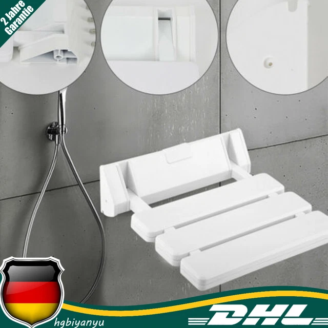 Montaje en pared asiento de ducha plegable silla de ducha asiento plegable taburete de ducha taburete de baño