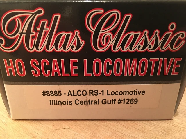 HO Atlas Classic Illinois Central Gulf RS-1 Powered Diesel Locomotive ICG #1269 9