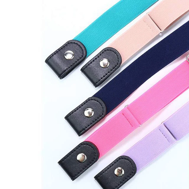 Cinture in tela elastica a quadri cintura bambini nuova moda cartone animato fai da te per K*eh 2
