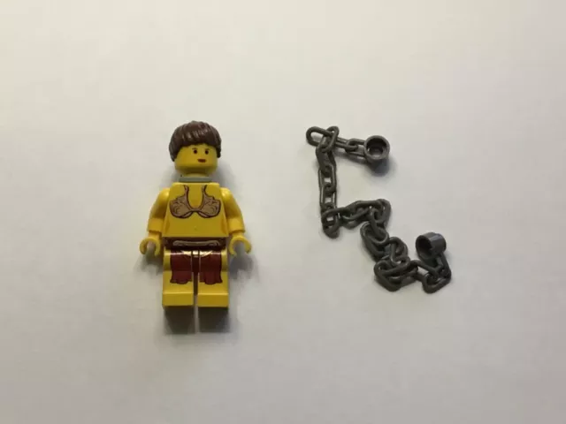 Lego Star Wars Slave Princess Leia Minifigure Jabbas Palace Yellow 4480 sw0070