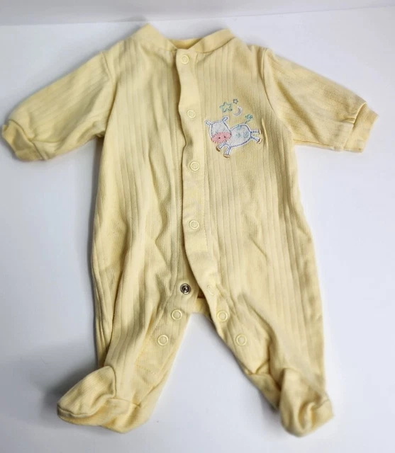 Carters Baby Girl/Boy Preemie Sleeper Outfit  One Piece Cow Over the Moon