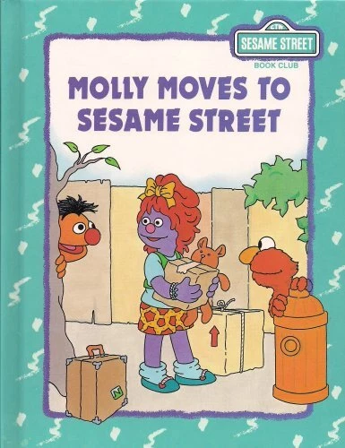 MOLLY MOVES TO SESAME STREET (SESAME STREET BOOK CLUB) By Judy Freudberg *VG+*