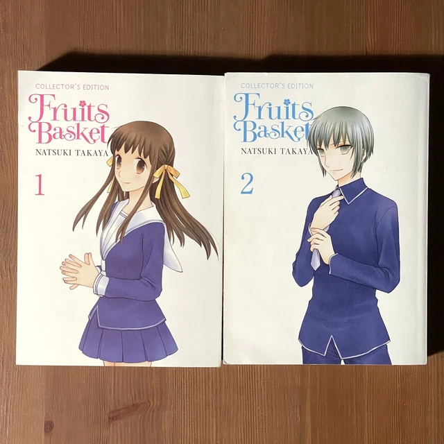 FRUITS BASKET COLLECTOR'S Edition Lot Volume 1 & 2 MANGA English