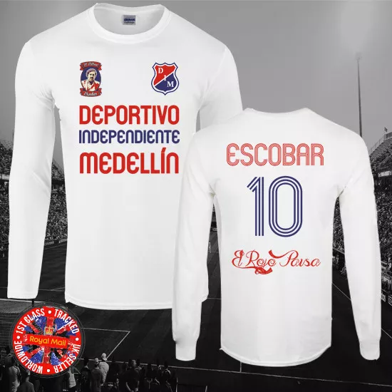Pablo Escobar Medellin Long SleeveT-shirt, Soccer, Football, Narcos, Gift