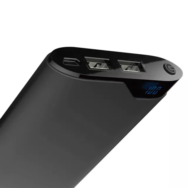 Power Bank 22000mAh Batterie Externe Portable Noir 2 Port USB Affichage LED 2