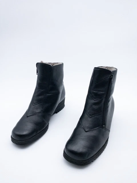 Bottines Femme En Cuir ART - Pointure 38 - Talon Bas - Occasion