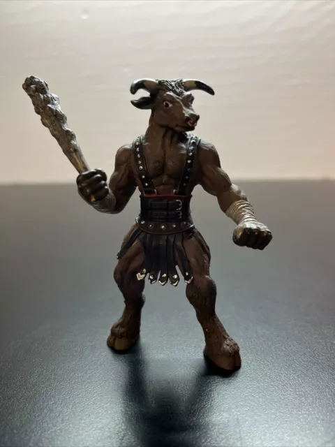 Safari Minotaur Warrior Action Figure 4 Inch PVC Figure 2007 D10