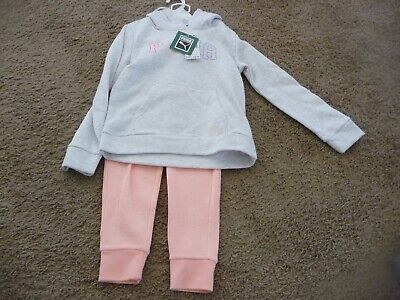 NEW NWT Puma girls size 6 2 piece hoodie sweatshirt and athletic pant set outfit