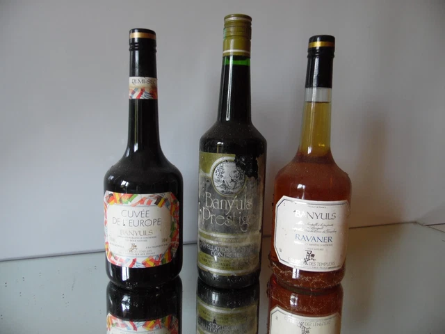 Lot de 3 Banyuls, Cuvée de L'Europe, Banyuls Prestige + 1 Ravaner Hors-Commerce