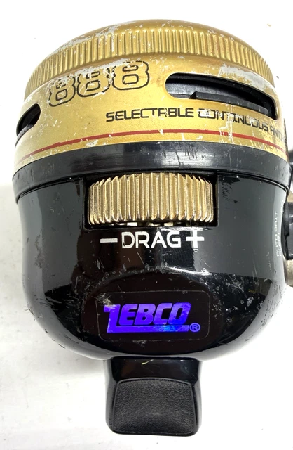 ZEBCO PRO STAFF 888 heavy duty MADE IN USA SPINCAST FISHING REEL $25.00 - PicClick ZEBCO PRO STAFF 888 heavy duty MADE IN USA SPINCAST FISHING REEL $25.00 - PicClick