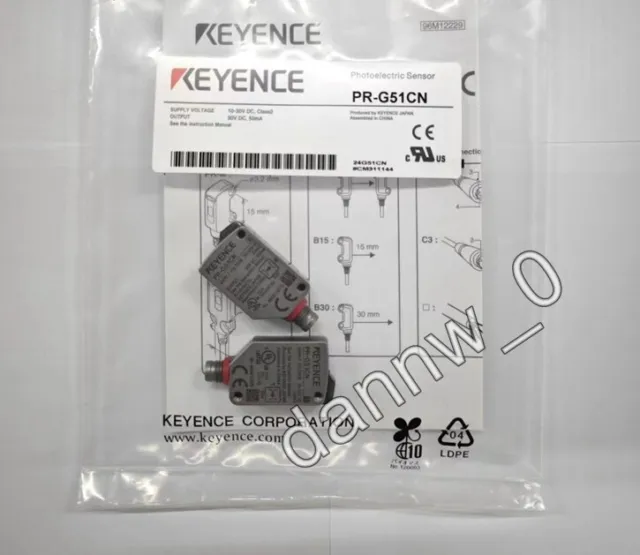New In Box KEYENCE PR-G51CN Photoelectric Sensor switch