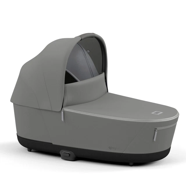 Colección Cybex Priam Lux Carrycot 2022 - bolsillo delantero incorporado - gris Soho