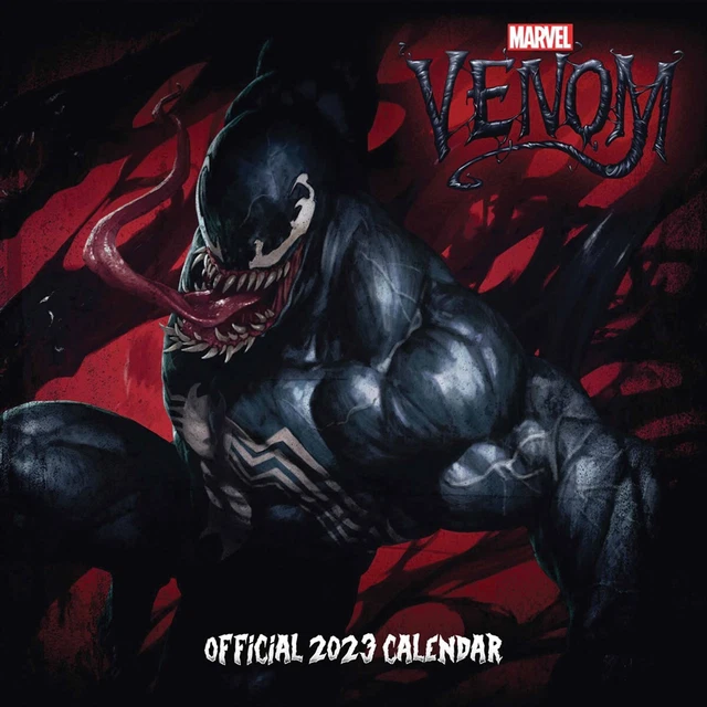 DISNEY, MARVEL VENOM Official Calendar 2023 Entertainment Month To