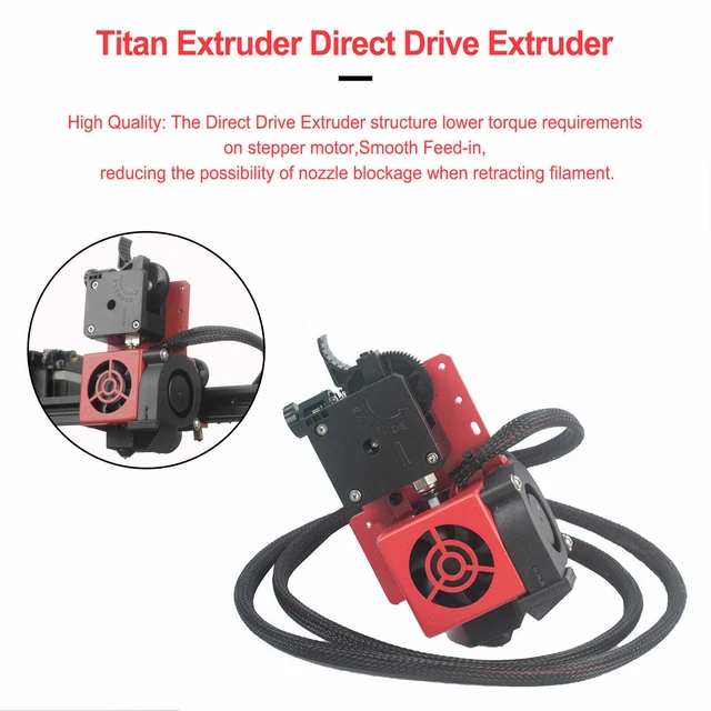 12V/24V Direct Drive Extruder 1.75mm Short-Range Hotend for CR-10 CR-10S ENDER3 2