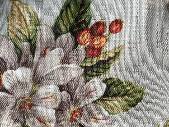 Citrus, floral, printed napkins, easy care, wrinkle resistant, 18 x 18