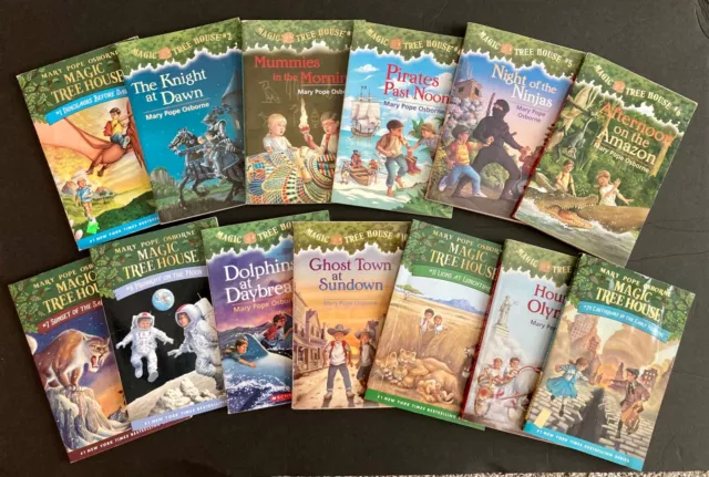 Magic Tree House Lot of 13 chapter books 1-11, 16, 24 Mary Pope Osborne