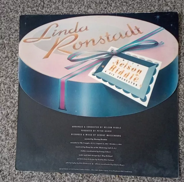 Linda Ronstadt Lush Life 12” Vinyl LP