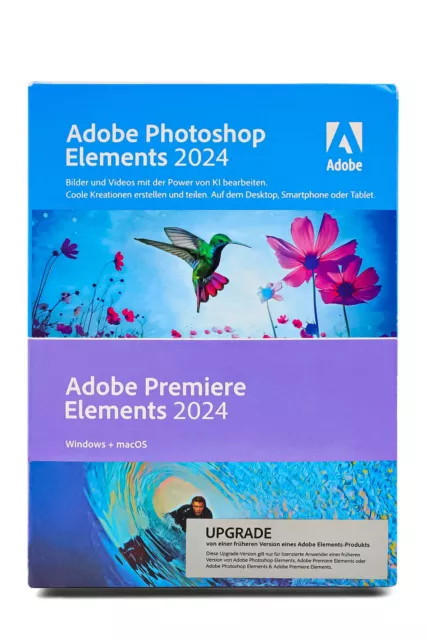 Adobe Photoshop Elements 2024 & Premiere Elements 2024 aggiornamento 1 dispositivo PC/Mac
