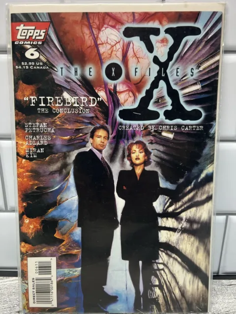 The X Files “Firebird” Conclusion ~ Comic Book  Vol # 6 (Topps Comics)  6 /1995