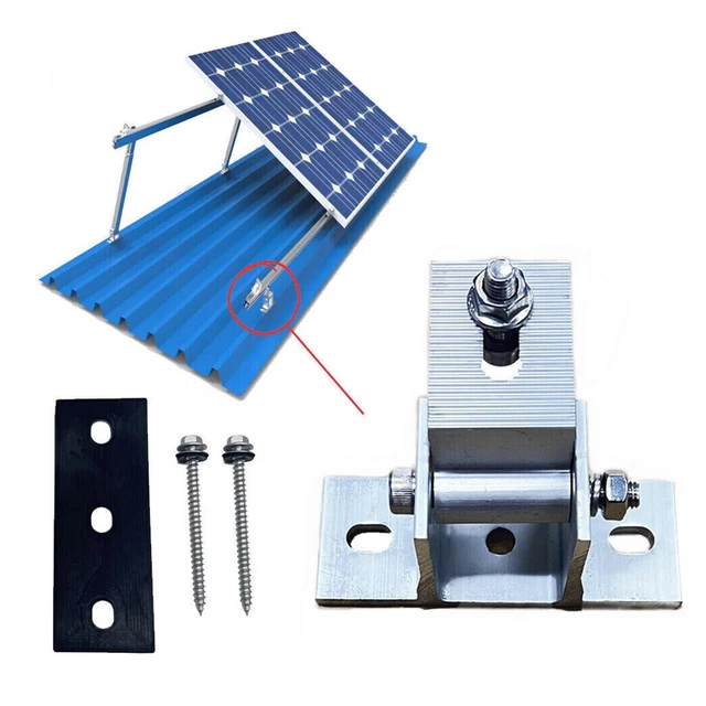 SOLAR MODULE MOUNT PV Custom Adjustable Flat Roof Mounting NI £15.91 ...