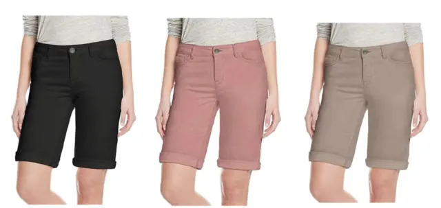 Buffalo David Bitton Women's Cuffed Bermuda Shorts