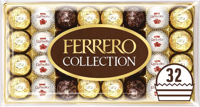 FERRERO ROCHER COLLECTION 32 Chocolat Variés Foncé Lait Coco Amandes / 359g  EUR 19,80 - PicClick FR