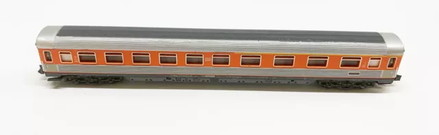 Passenger Car Orange/Silver DB 2 Class - Minitrix N Gauge Top