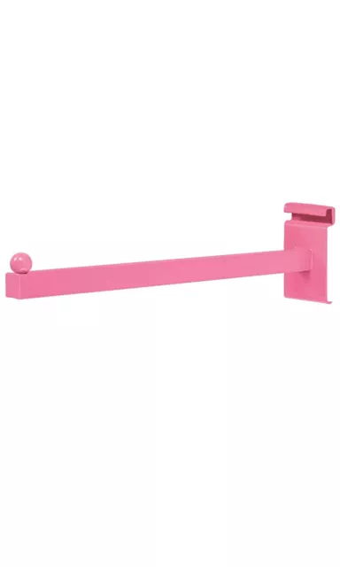 Lot of 6 Wire Grid Slat Gridwall Ball Faceout Square Fixture Hot Pink