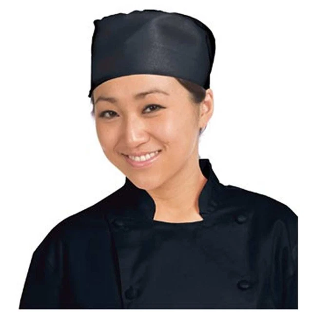 Chef Revival H008-R Regular Black Pill Box Hat