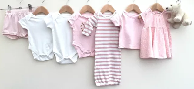 Baby Girls Bundle Of Clothing Age 0-3 Months Next H&M Mothercare